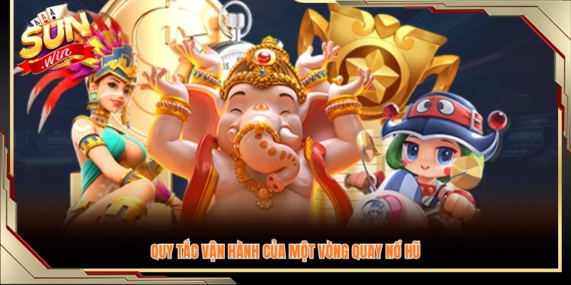 Hoạt động của vòng quay trong cách chơi nổ hũ
