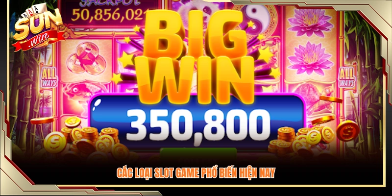 Những nhóm slot game thịnh hành